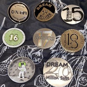 Dream / dreamwastaken Limited Subscriber coins 13 million- 20 million